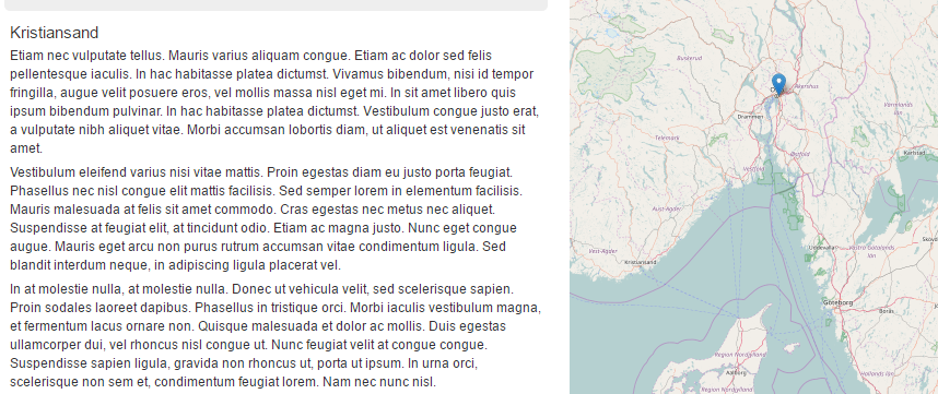 jQuery storymap